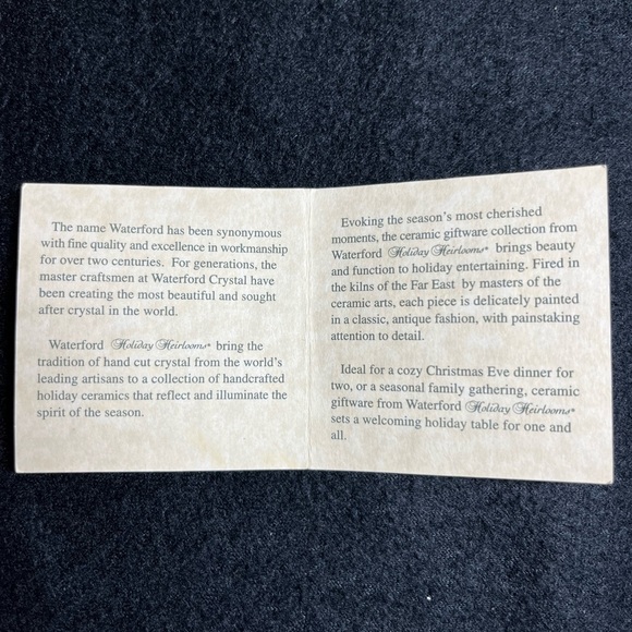 WATERFORD China Holiday Heirloom Cookie Jar: Letters to Santa. NEW IN BOX - Picture 13 of 16